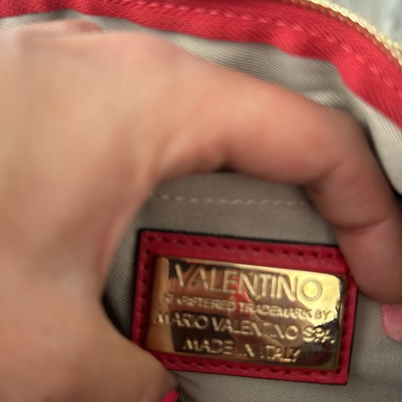 Valentino red purse like new worn twice authentic have receipt - Picture 8 of 14
